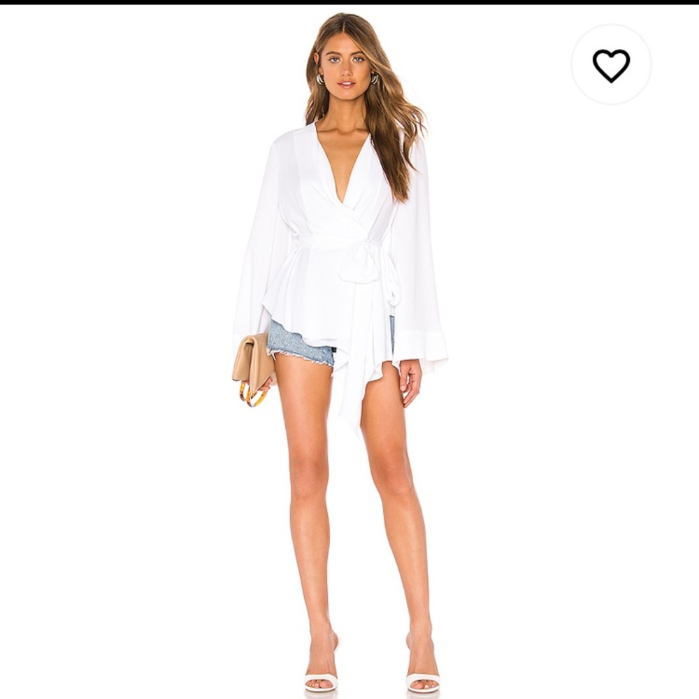 bcbgmaxazria wrap top